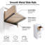 Armoire de rangement autoportante pour salle de bain 12 "Cube-1624153709