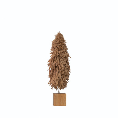 Arbre en tissu avec base en bois