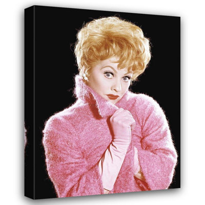 Fleur De Lis Living Hollywood Photo Archive Gallery Wrapped Canvas Art Titled: Lucille Ball (64_488555)
