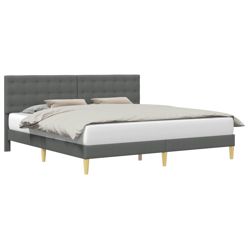 Bed, Dark Grey
