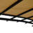 Universal Canopy Cover Replacement For 12X9 Ft Curved Outdoor Pergola Structure