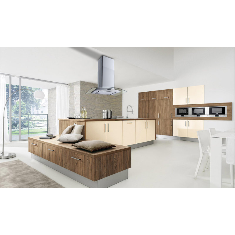  Hotte pour îlot de cuisine convertible 36 po en acier inoxydable