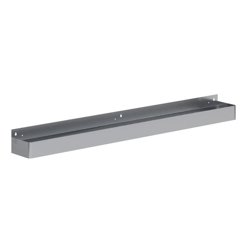 Support de rail de vitesse 72 po à deux niveaux en acier inoxydable Abreast