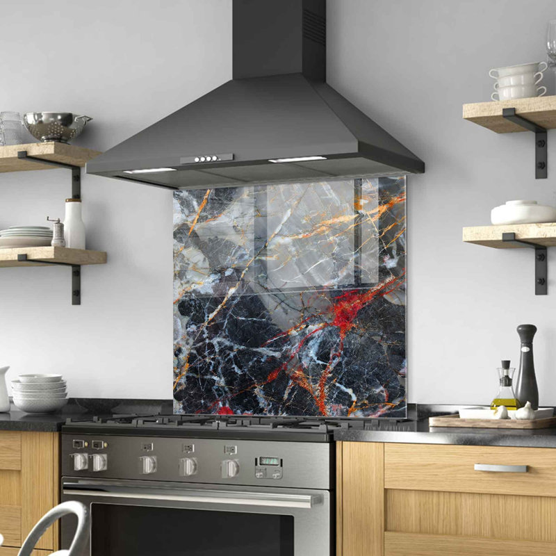 Elegant Decorative Tempered Glass Painting, 23.6 x 23.6 inches | 100% Tempered Glass, Thickness: 0.16 inches | Perfect for Home Decor, Living Room & Office | Modern Art Piece, Durable & Stylish