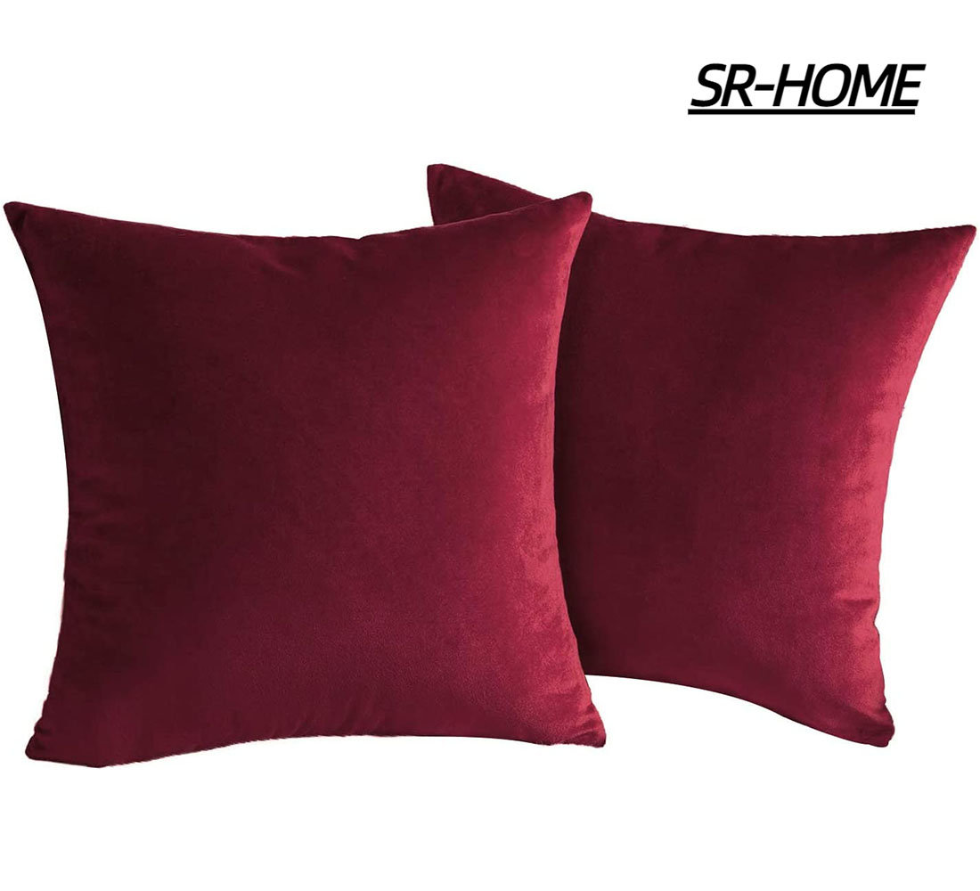 SR-HOME Velvet Pillow Cover