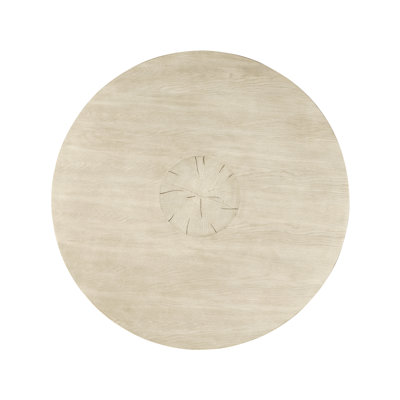 Water Round Solid Oak Dining Table