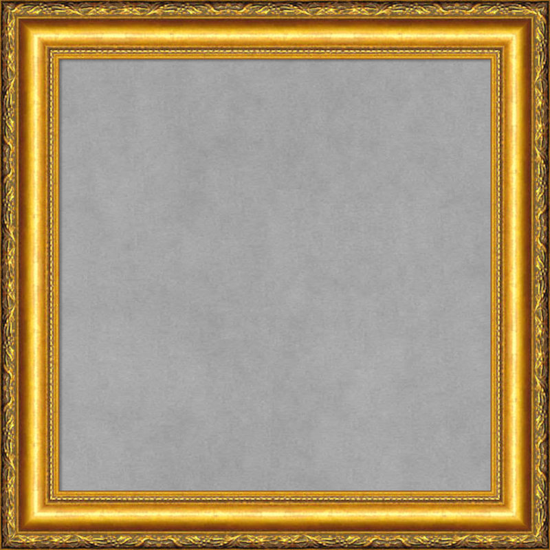 Tableau magnétique encadré doré Colonial, 20" H x 20" W