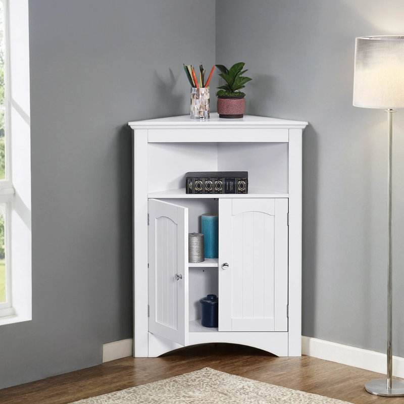 Diron Bathroom Cabinet, White