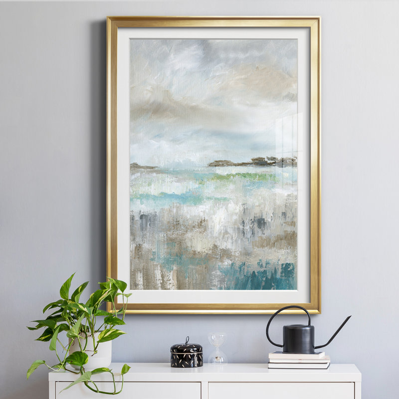 Nan par J Paul - peinture sur toile encadrée, H 30,5 po x l 42,5 po x P 1,5 po, Cadre doré, Non