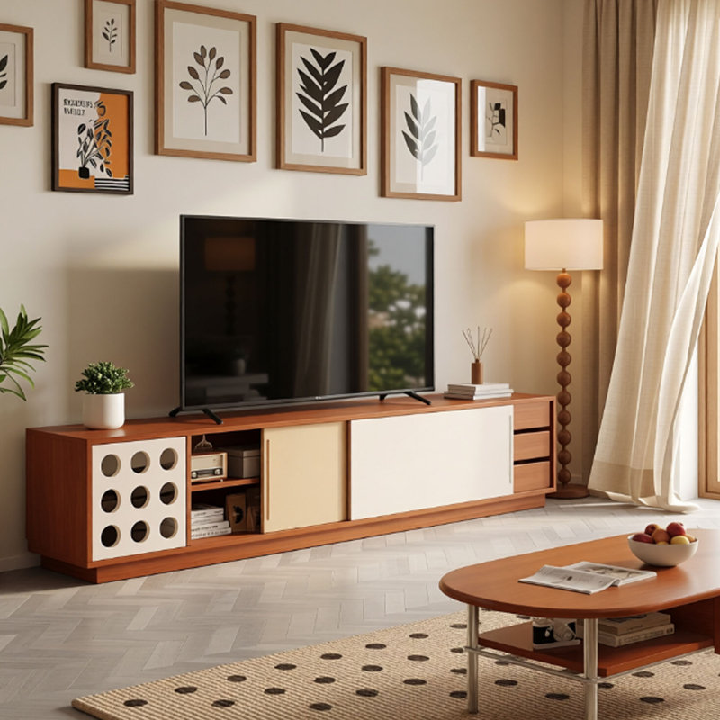Meuble télé Retro, H 18,89 po x L 70,86 po x l 15,74 po