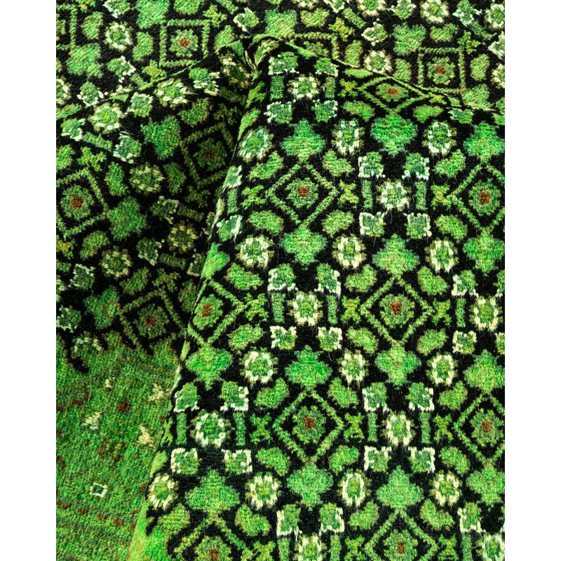 Fine Vibrance One-of-a-Kind 6' 1" X 9' 3" Hand Knotted Area Rug