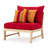 Paulet Acacia Outdoor Armless Lounge Chair , Sunbrella® Cushions Included-865579067