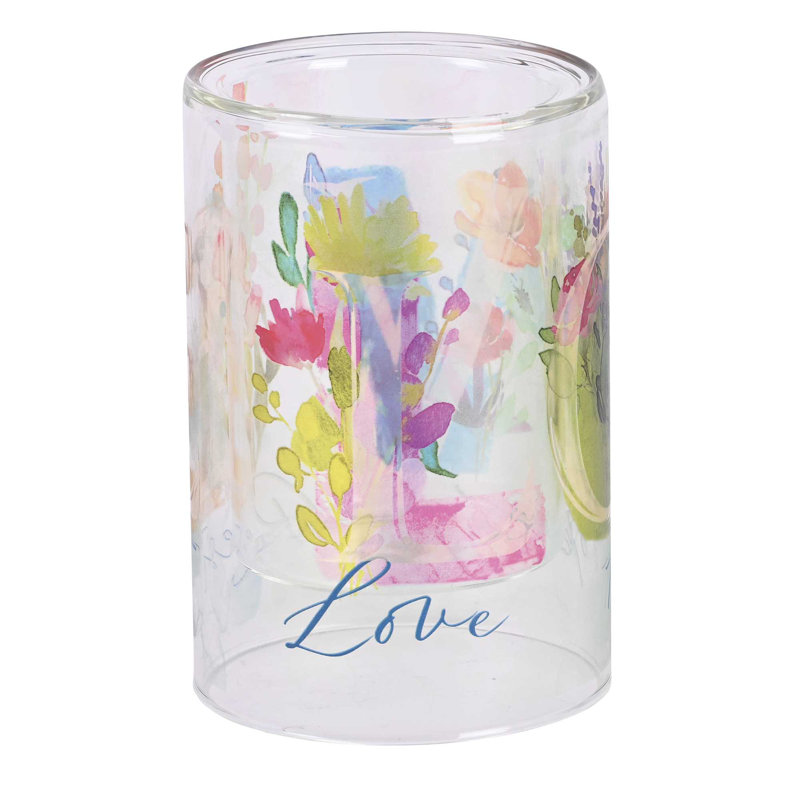 Candleholder Love Hope Rest 6In