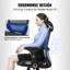 Chaise de bureau ergonomique avec appui-tête Jerlyn