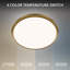 Parthenon 10" Dimmable LED Flush Mount With Built In Color Temperature Adjustability Switch From 2700K/3000K/3500K/4000K-1781832484-1781832481-1781832495