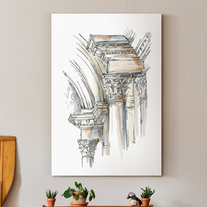 Plein Air Interior Study IV - Impression sur toile tendue, H 20 po x l 16 po x P 1 po