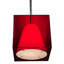 Luminaire suspendu carré 1 lumières