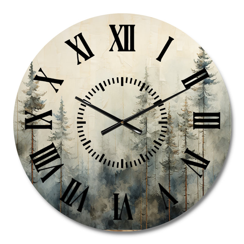 Horloge murale Minimalisme, Médium