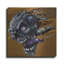 «Zombie Head» de 17 histoires par Flyland Designs, art mural en métal, 12 po x 12 po-625946013