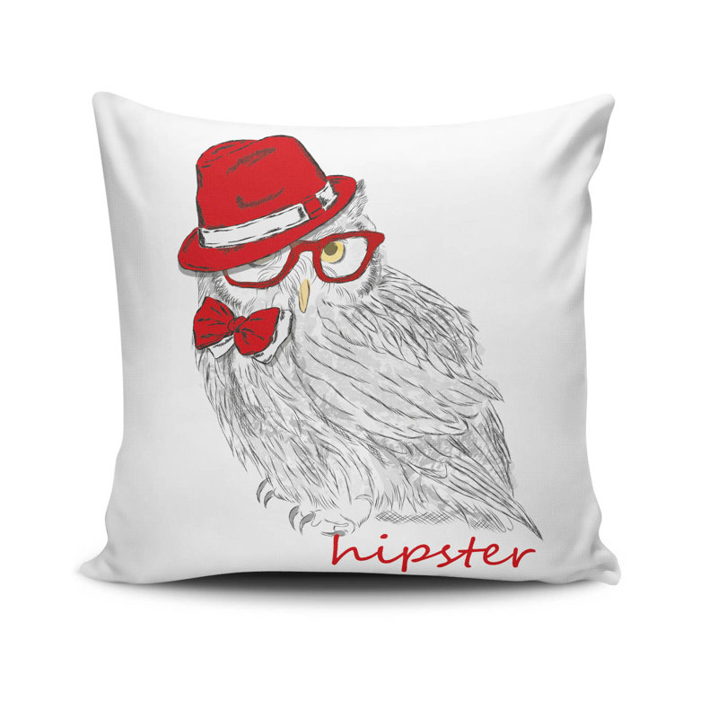 Housse de coussin décorative Eriss, 17 x 17 pouces, 50% coton / 50% polyester | Lavable à la machine à 104 ° F, repassable, fermeture à glissière dissimulée | Parfait pour le salon, la chambre à coucher et la décoration intérieure élégante