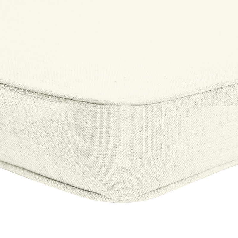 Coussin de chaise longue intérieur / extérieur Sunbrella®, L 44 po x P 18 po, Toile Sunbrella® naturel