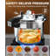 Autocuiseur et autocuiseur en aluminium avec contrôle de la pression de 23 pte Wantjoin