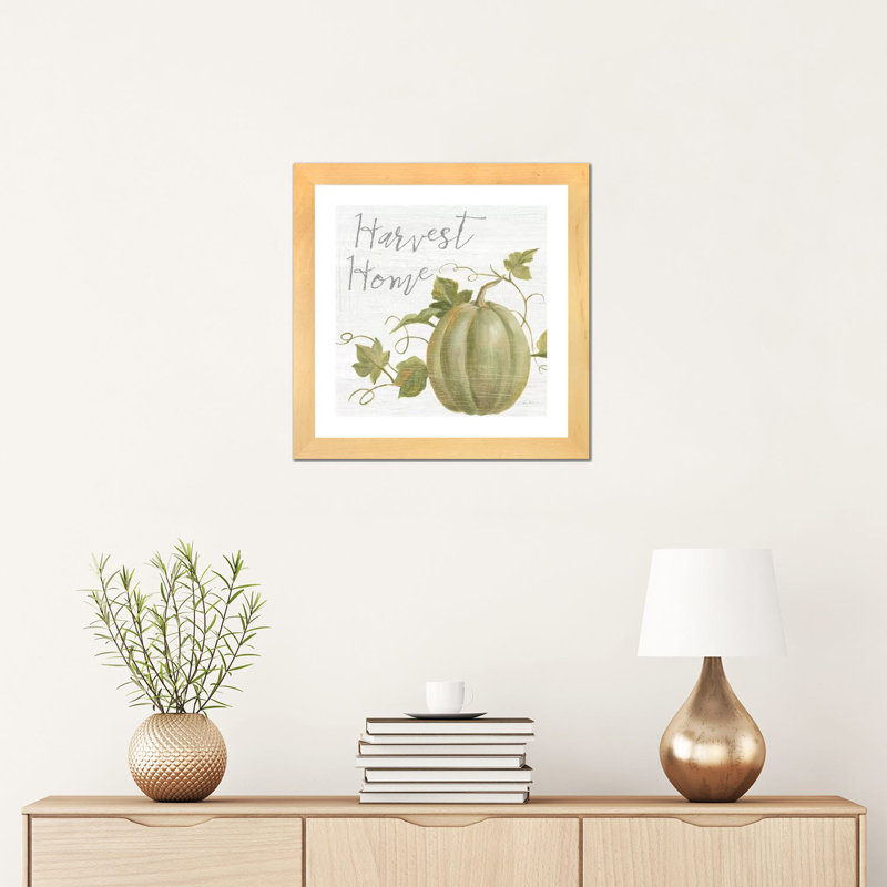 «Fall Splendor III» par Silvia Vassileva, impression, Toile avec cadre en bois beige, Blanc, H 16 po x l 16 po x p 1 po