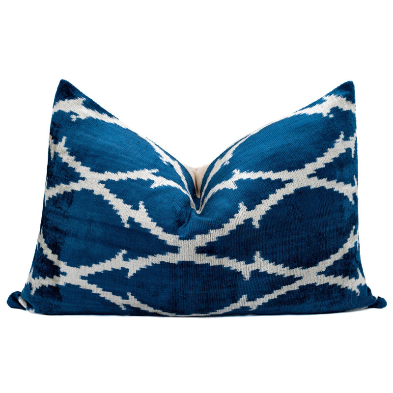 Geometric Velvet Throw Pillow