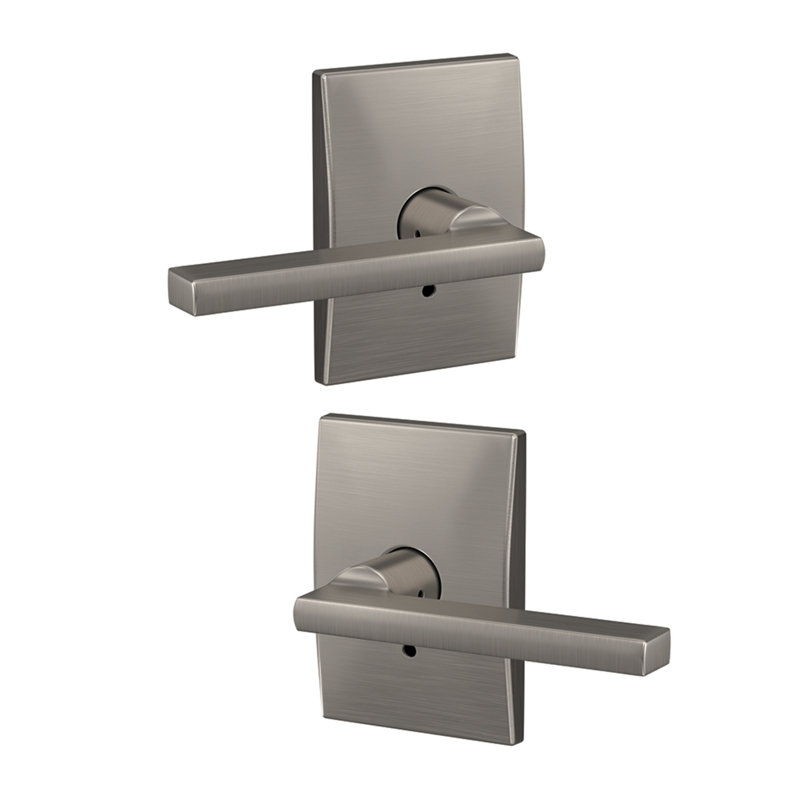 Levier Latitude personnalisé Latitude avec garniture Century, Nickel satiné
