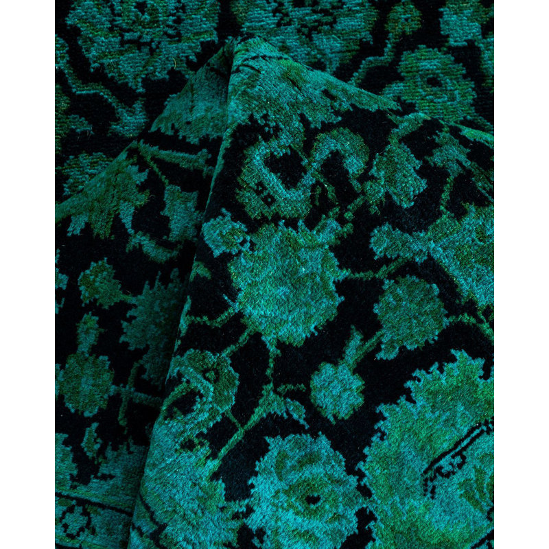 Tapis noué à la main Weirsky - One-of-a-Kind Weirsky - Vert