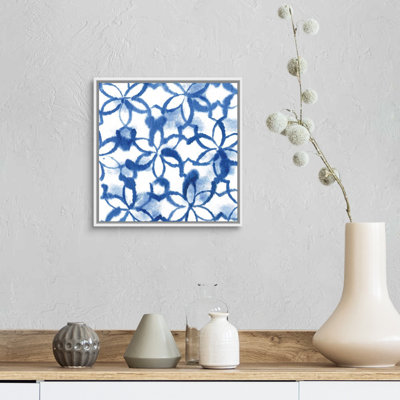Indigo Floral by Aimee Wilson - Print on Canvas