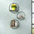 Metal and Wood Wall Shelf Set - Modern Circular Floating Storage for Decorative Display, Durable and Stylish - Set of 3-1577832337