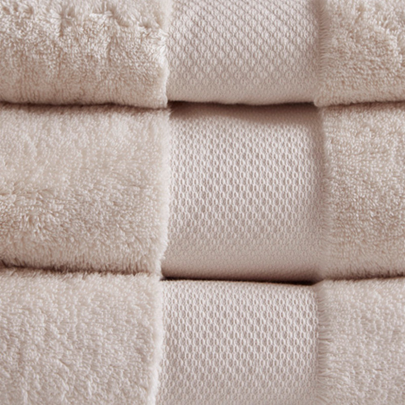 Gracie Mills Forrest Splendor  Cotton 6 Piece Towel Set, Blush 623gsm