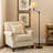 Janessa 59'' Swing Arm Floor Lamp-642300324