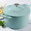 Martha Stewart Gatwick Faitout rond en fonte avec couvercle-63788455