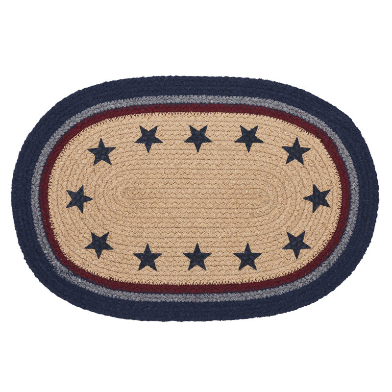 Geometric Oval Placemat, 10" x 15"