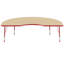 Table d'activité 48 "x 72" avec moulures en T et pieds réglables-39310987-99077992
