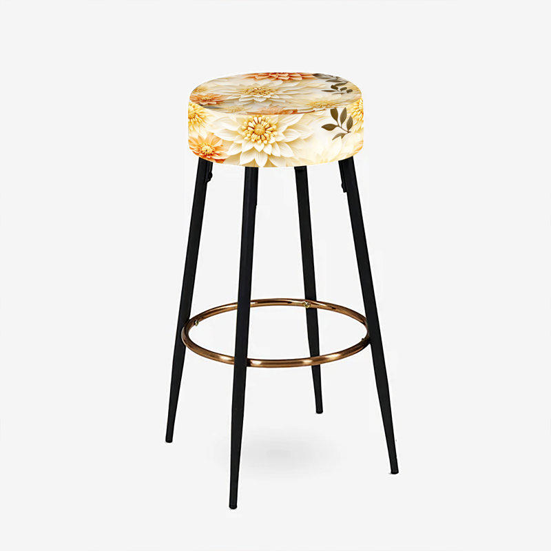 Ensemble de 2 tabourets de bar Earthy Mandala