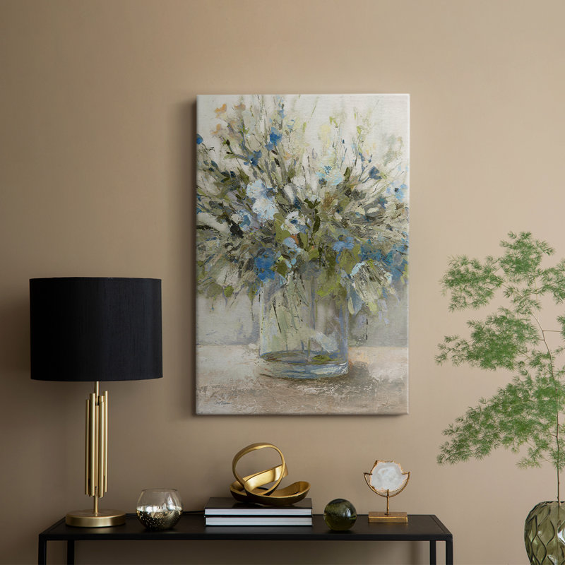 Impression florale - Cavas enveloppés de galerie, H 27 po x l 18 po