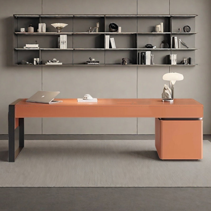 Jannick, 29.53" H x 78.74" W x 27.56" D, Orange