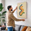 Entwined Serpents Art Deco - Wrapped Canvas-962729172-962729180