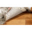 Tapis décoratif gris clair à poil long touffeté à la main Morrell-55742022