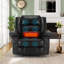 Fauteuil inclinable de massage en cuir respirant