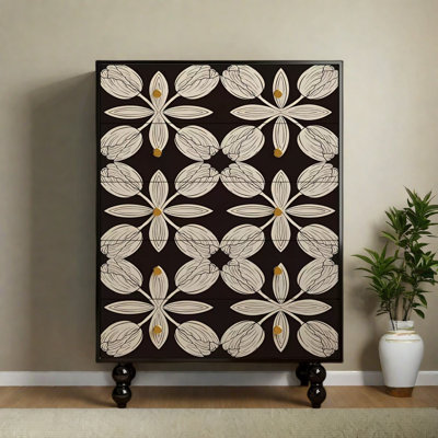 Modern Five Drawer Storage Accent Chest