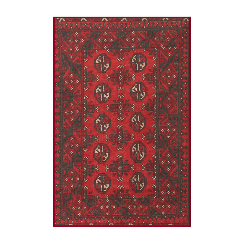 Tapis rouge à motif sud-ouest, Rectangle 6 pi x 9 pi