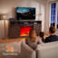 Meuble télé 70 po avec rangement et foyer inclus, température / temps réglable / mode musique-1448015130