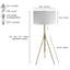 58 po - 72 po H Trépied réglable avec abat-jour KD (1 PCS / CTN) (1,78 / 9,9)