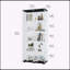 Vitrine polyvalente en verre à deux portes avec plusieurs tablettes-624787885