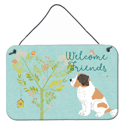 Décoration murale "welcome friends springer épagneul