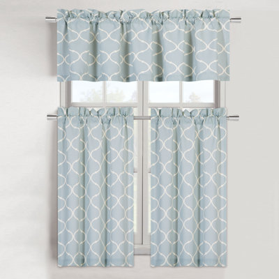 Larocca Geometric Kitchen Curtain